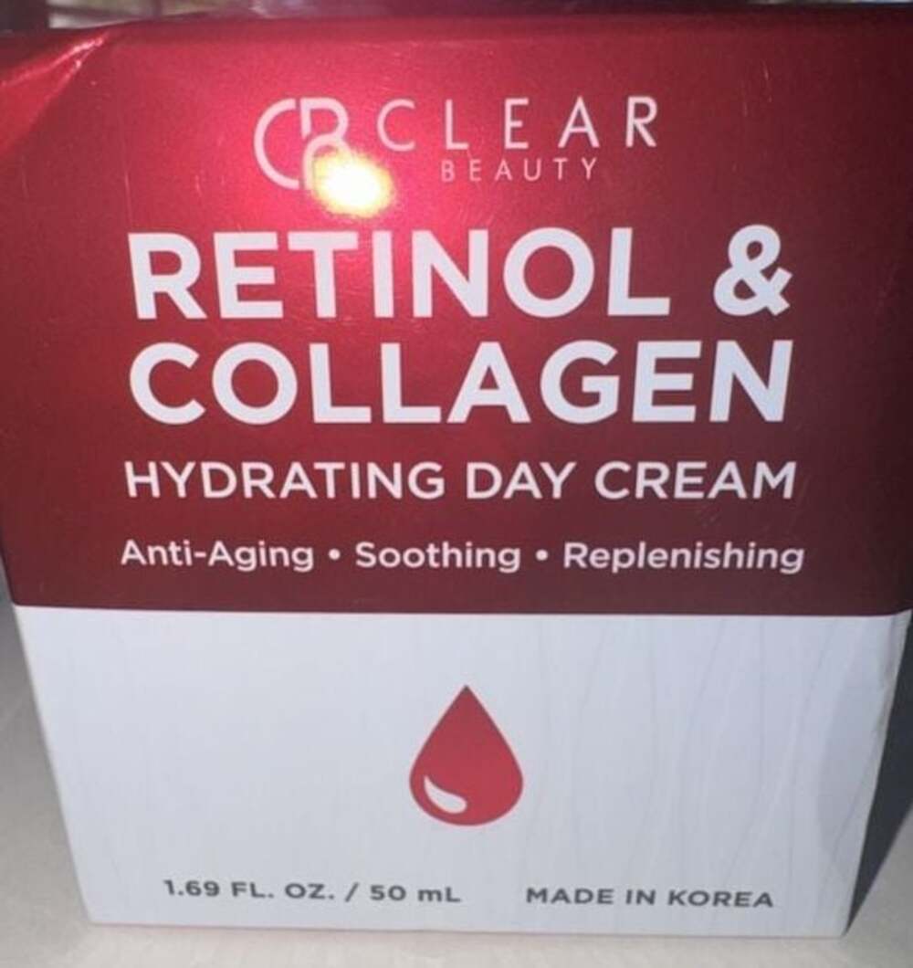 Clear Beauty Retinol & Collagen Hydrating Day Cream 1.69 fl oz / 50 mL